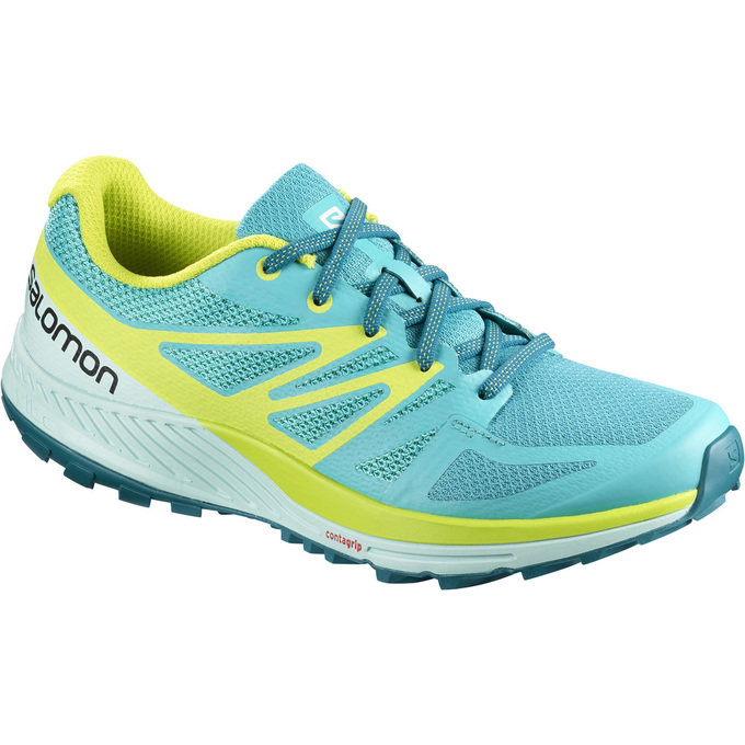 Salomon SENSE ESE W Zapatillas Trail Running Mujer - Azules Claro - Colombia (95420-NZVL)